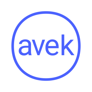 AVEKin logo, jossa vain sana AVEK