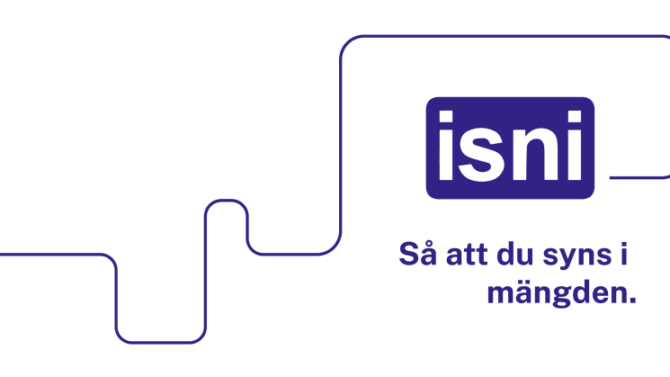 ISNI. Så att du syns i mångden.